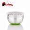 Hot Sale Stainless Steel Salad Bowl / Mixing Basin Set With Silicone Bottom