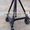 Broadcasting camera video triangle jimmy jib crane with monitor and motorized 2axis head loading 25kg