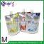 Food packaging plsatic bag, spouted special shape stand up pouch, plastic packaging bag