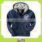 custom grey french terry hoody