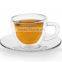 Branded tea cups drinking glass cup 100ml of borosilicate glassware
