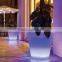 Colorful waterproof technology Led Flower Pot/color Changing Planter / Light Up Outdoor Furniture