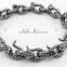 Men's fashion jewelry gothic punk snack chain bracelet