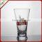 350ml glass cup drinking beer mug with horn mouth