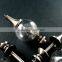 20mm Glass Ball in Antiqued Silver Plated Brass Vial Pendant DIY Glass Dome Bottle Charm Supplies 1830055