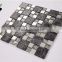 SMP20 Modern Design home mosaic Decor metal backsplash tile Glass mixed Stainless steel mosaic tile