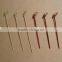12cm bamboo color knotted skewers for fruit or meat in picnic