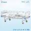 ce and iso approved simple cheap 2 rocker manual stainless hospital bed