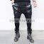 Leather Zip Pocket Drop Baggy Sweatpants (LOTG191)