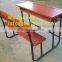 (m1)Double school desk and chair ,Two seater school table and chair ,Student desk and chair ,School furniture