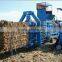 Cardboard baling press machine