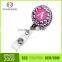 new items in china market business companies plastic retractable badge reel with alligator clip