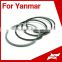 Taiwan Rik TS60 piston ring for yanmar agricultural diesel engine parts