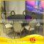 rose gold stainless steel metal chair dining chair