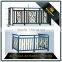 Floor Mounted Carving Decorative Glass Aluminum Balcony Railing