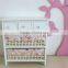 wooden home furniture / wood storage cabinets with woven baskets