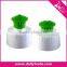 Blue Plastic Flip Spout Cap 24mm , PP Flip Cap with Nozzle