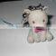 Keyring With Polyresin Mascot Decoration