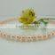 Natural 8-9mm Pink Freshwater Pearl Necklace With 14K Gold Clasp