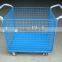 wire mesh container/ hand truck