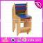 2015 Colorful wooden table and chair for kids,Children Study Table And Chair,Rounded corner study blackboard play table WO8G141