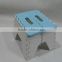 Customized printing plastic folding step stool