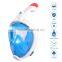 2017 Full Face Snorkel Mask New Foldable Full Face Snorkeling Diving Scuba Mask with Detachable GoPro Mount