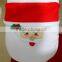 New Best Christmas Santa toilet cover set Lavatory Christmas decoration