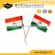 2016 hot sell printed mini national flags with toothpick