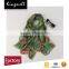 Eco-friendly digital print fashion design 100% silk scarves