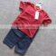 kids garments set child clothing for children 2015