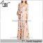 2017 OEM Hot Lady Sexy Floral Photo Maternity Nursing Wrap Dress