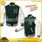 Custom Green American Baseball Puffer Varsity Letterman Team Bomber Wool Jackets for men kid with Faux Leather Sleeves Quilted
