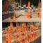 Hydraulic lifting jacks for cable drums