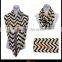 chevron Nursing Cover Breastfeeding Nursing Infinity Jersey Striped Circle Scarf