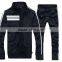 Running Stripes Zip Track Suit Men Jogging Sport Jacket Suit
