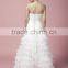 2017 Trumpet Floor-length Organza Satin Wedding Dress AS282