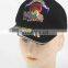 unique plain floral snapback hat