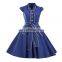Women's 1950s Cap Sleeve Swing Vintage Party & Office Dresses