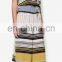 Fashion Ladies Stripe Printed Women Jumpsuit Casual Wear in Soft Textile Knitted Jersey OEM Latest Design 2016