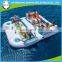 Wholesale price adult water games inflatable water floating island