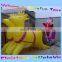 2015 New year inflatable Santa Claus with carriage