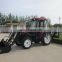 50hp 4x4 wheel drive garden tractor with front loader