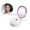 2018 handheld portable electric lighted vanity makeup mirror facial steamer