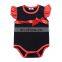 ins 2019 SUMMER fly sleeved girls romper newborn baby girl bow romper jumpsuit free ship