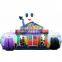 interesting black zombi paintball labyrinth inflatable haunted house halloween maze