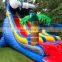 Dual Lanes Inflatable Wild Waves Water slides For Sale