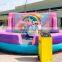 Pink Unicorn Mechanical Bull Riding Machine Inflatable Rodeo Bull With Control Box