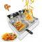 stainless steel electric gas French fries fried chicken high pressure deep fryer