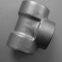 Stainless steel equal diameter socket tee